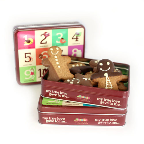 Christmas<br />12 Days Of Christmas Tin<br />Gingerbread Men