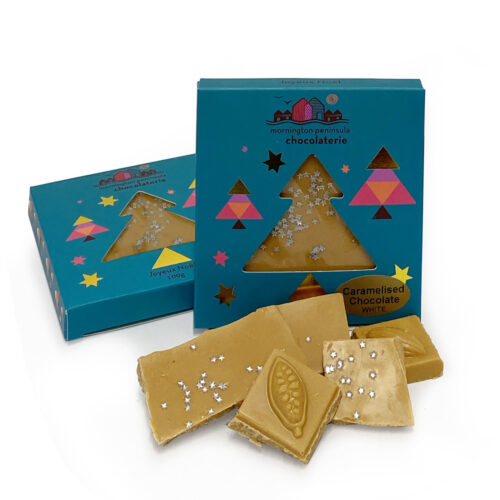 Christmas Starry Bar<br />Caramelised White Chocolate<br />100g